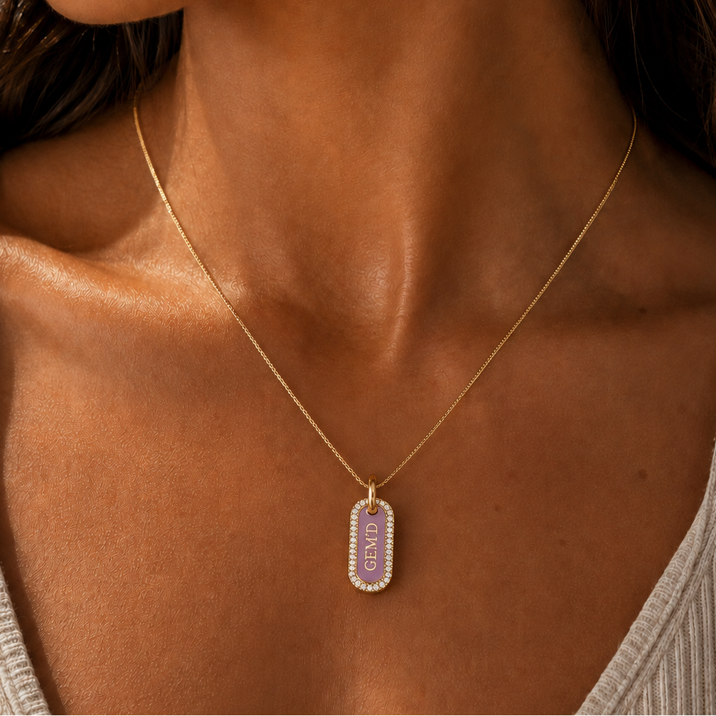Enamel Charm Pendant