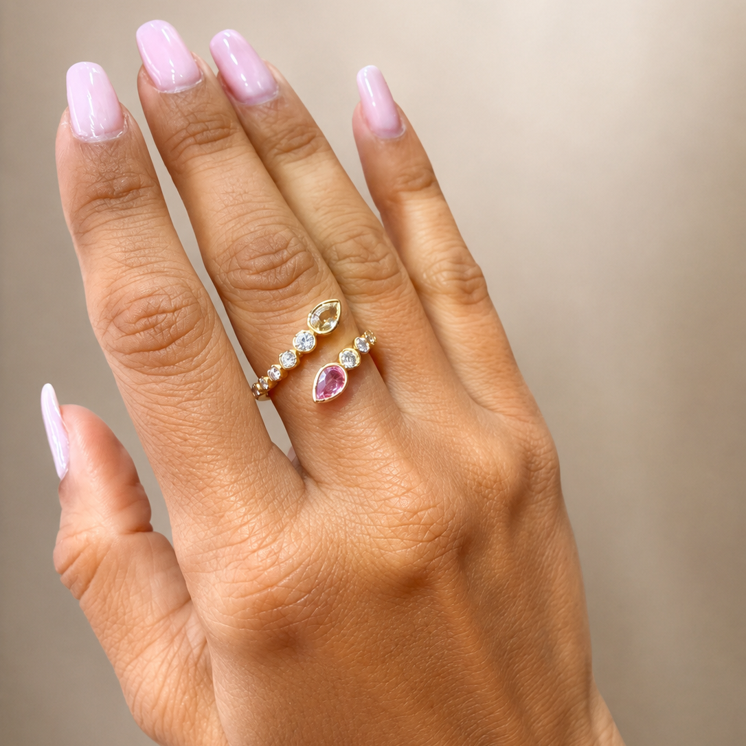 Sapphire Love Ring