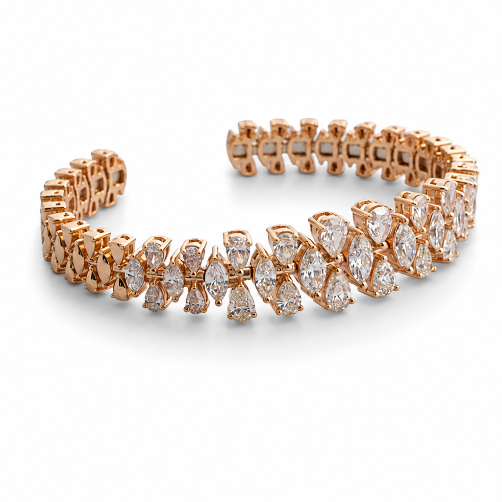 Rose Gold Big Eternity Bangle