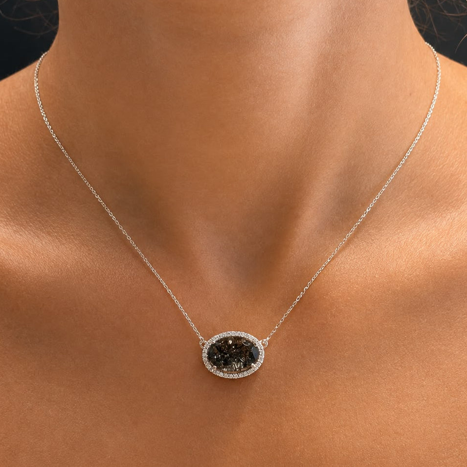 Black Quartz Necklace