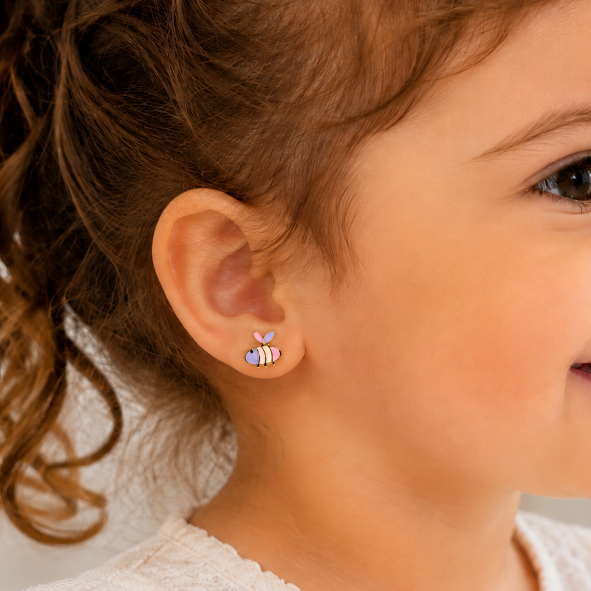 Pastel Bee Earrings