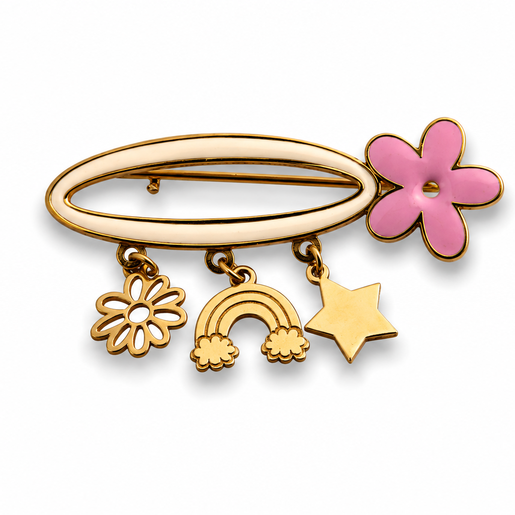 Little Girl Flower Pin