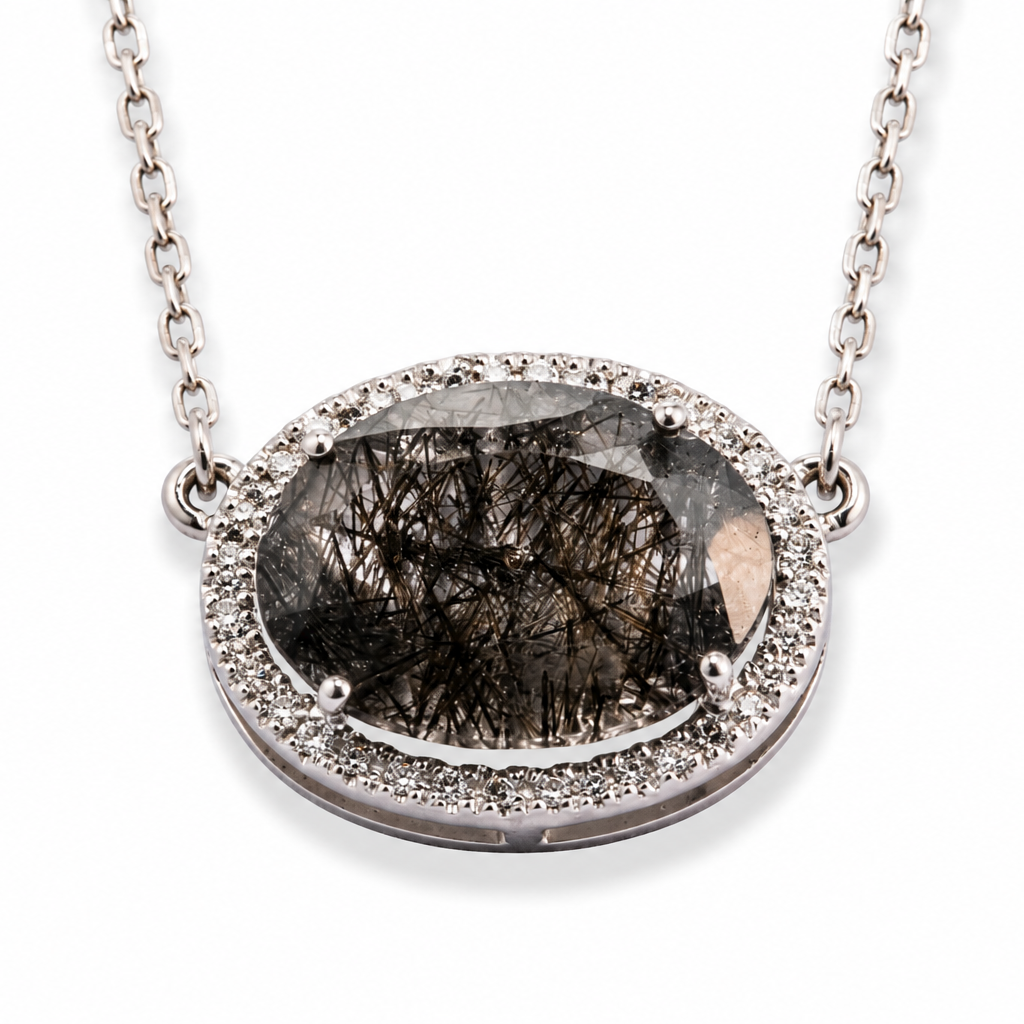Black Quartz Necklace