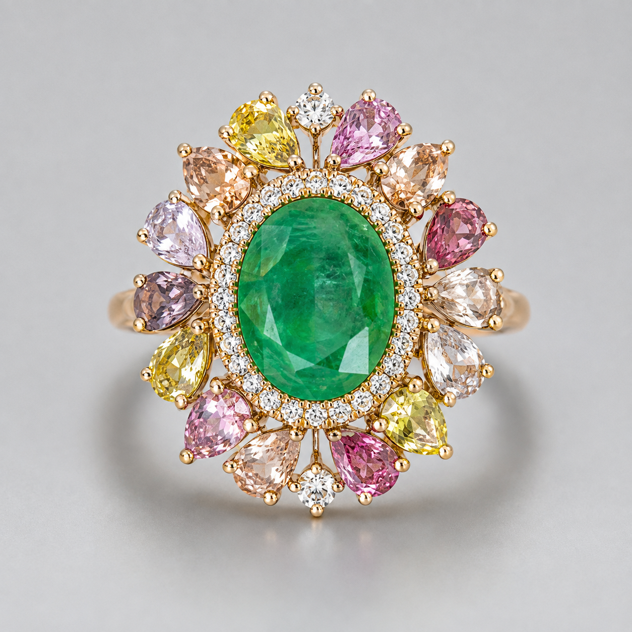 Emerald Splash of Colors