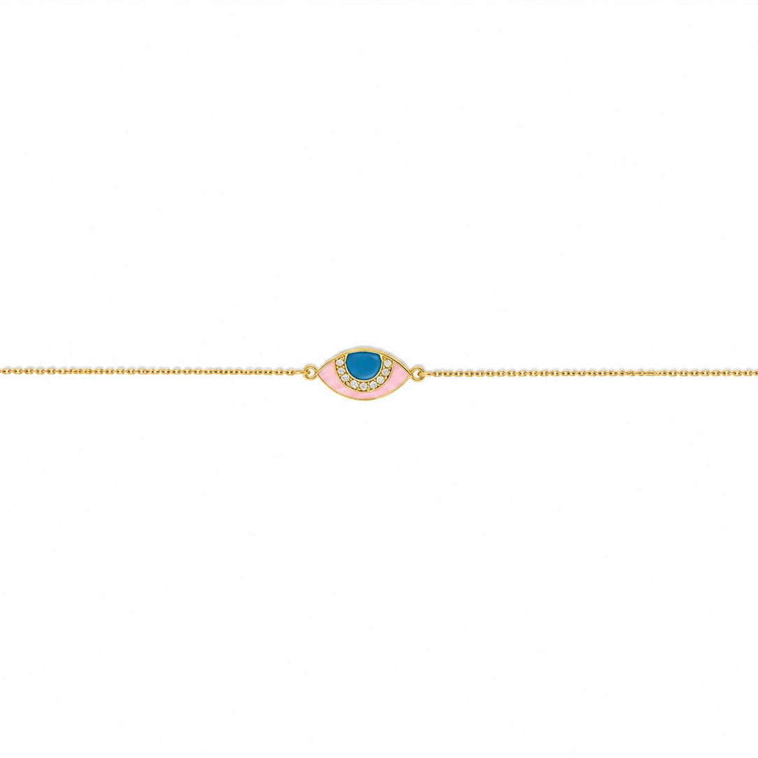 Enamel-Eye Bracelet