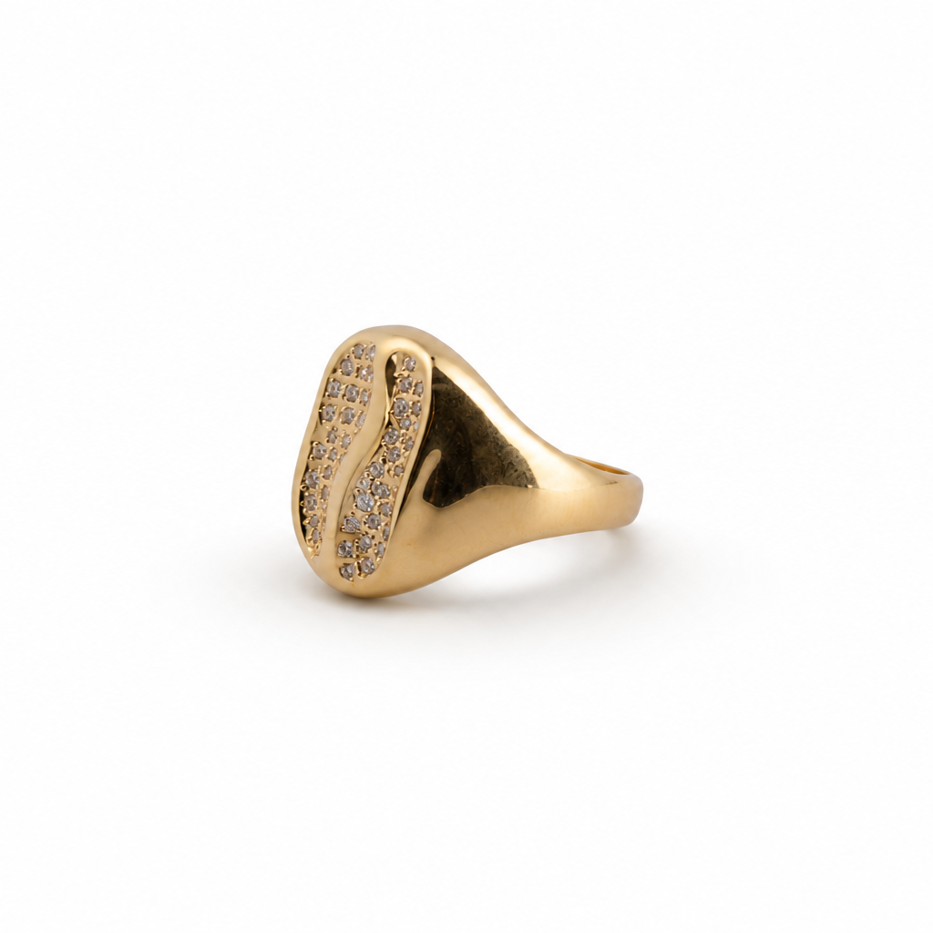 Yellow Stardust Ring