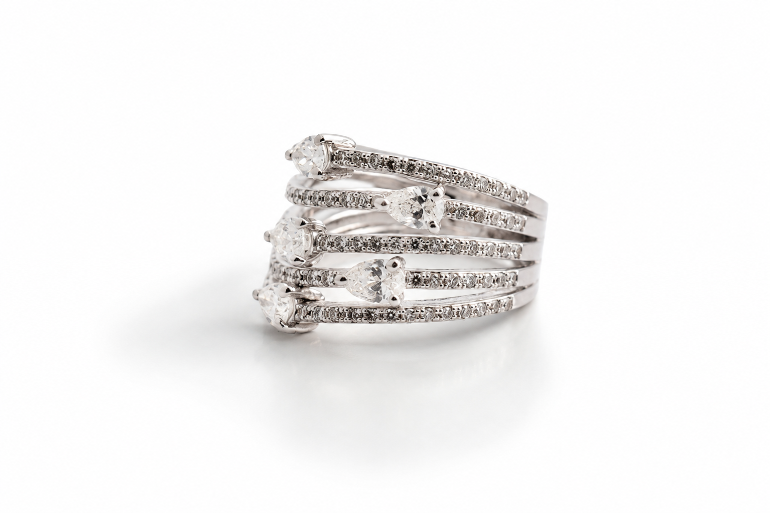 5-Line Wave Ring