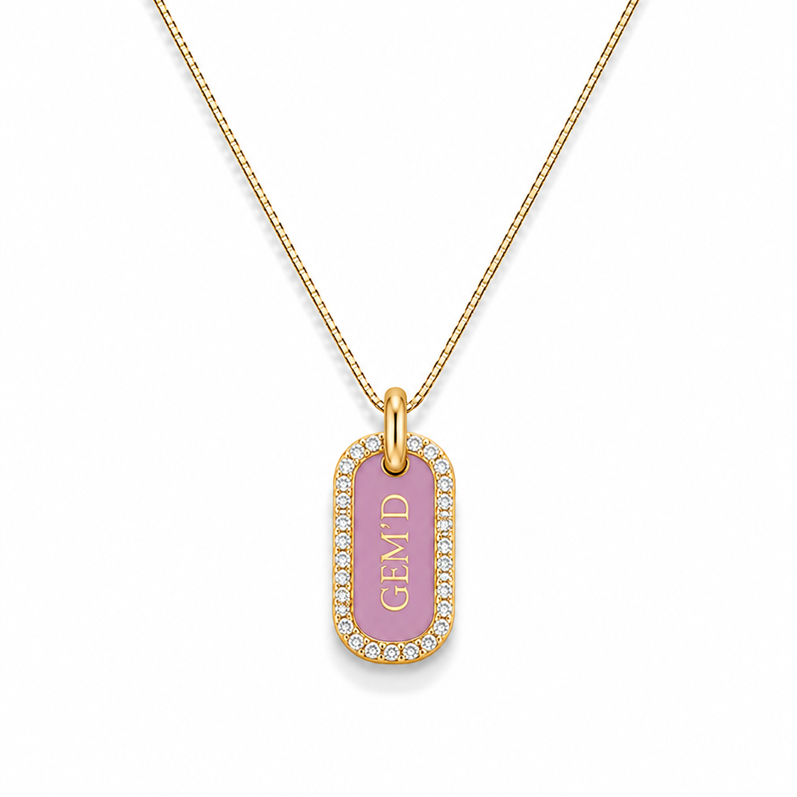 Enamel Charm Pendant