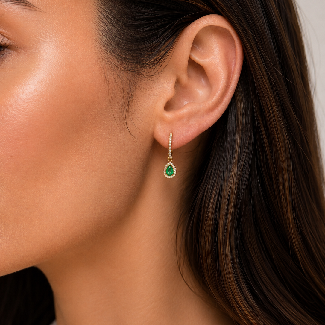 Hoop x Emerald Drop