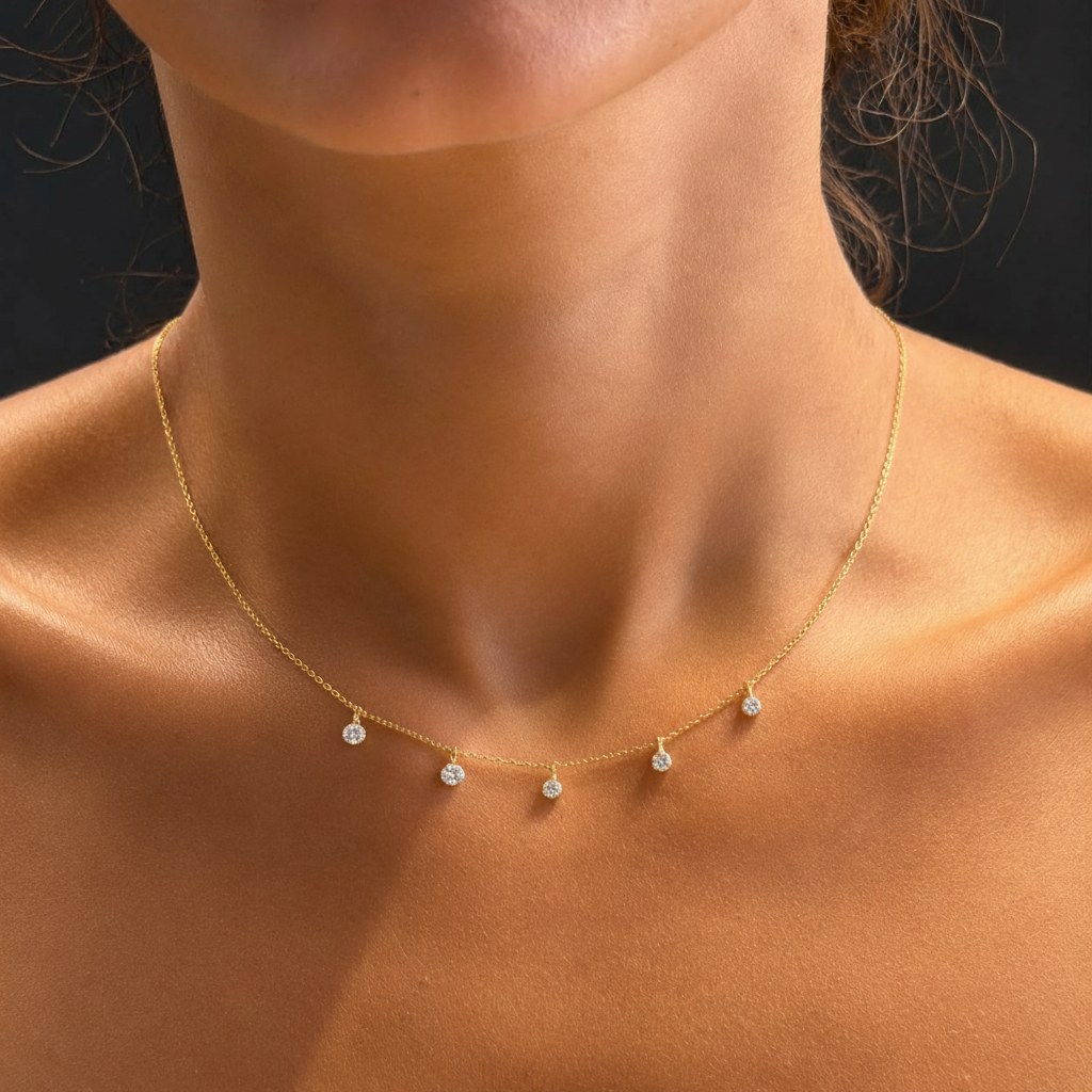 5-Diamond Necklace