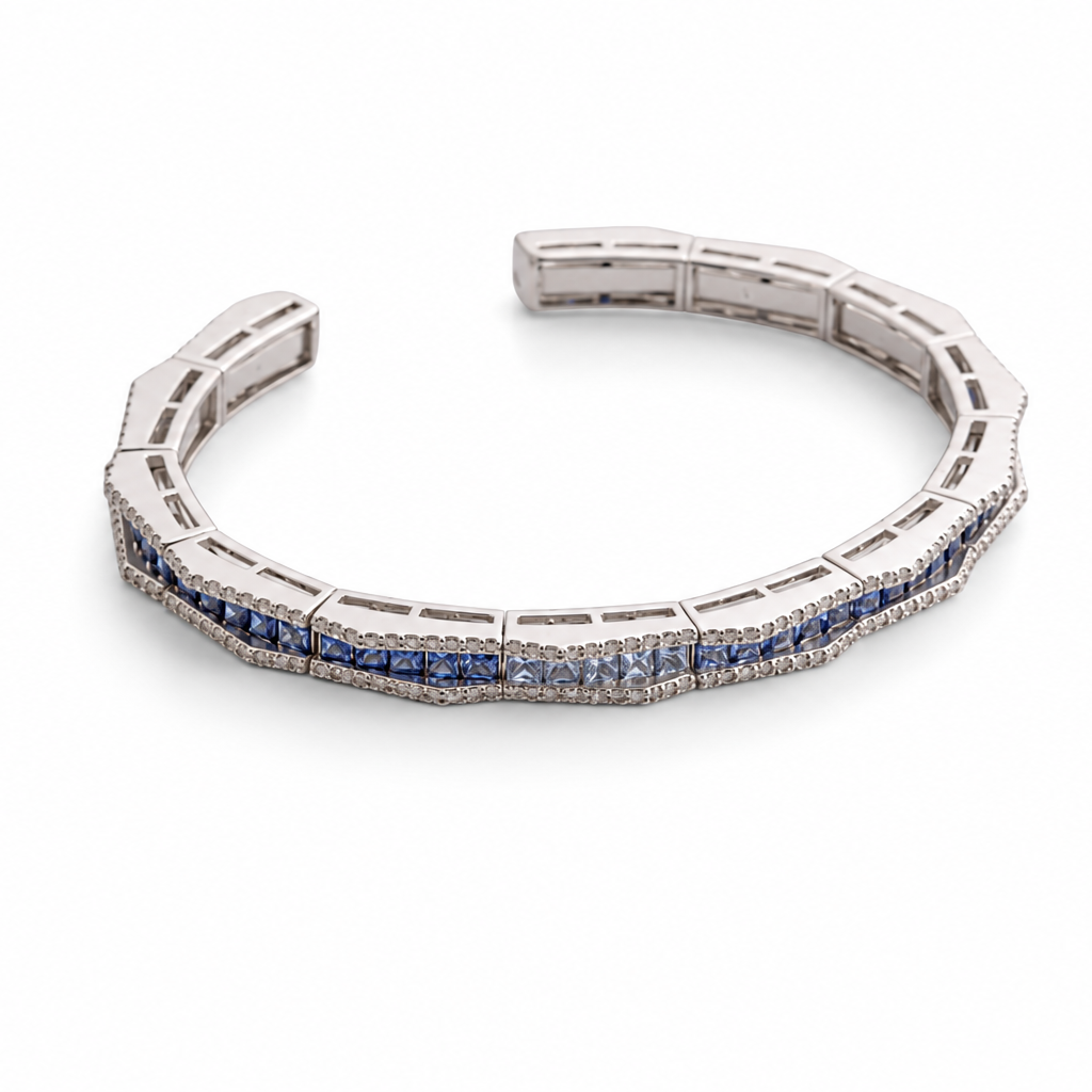 Colored Ombre Statement Bangle
