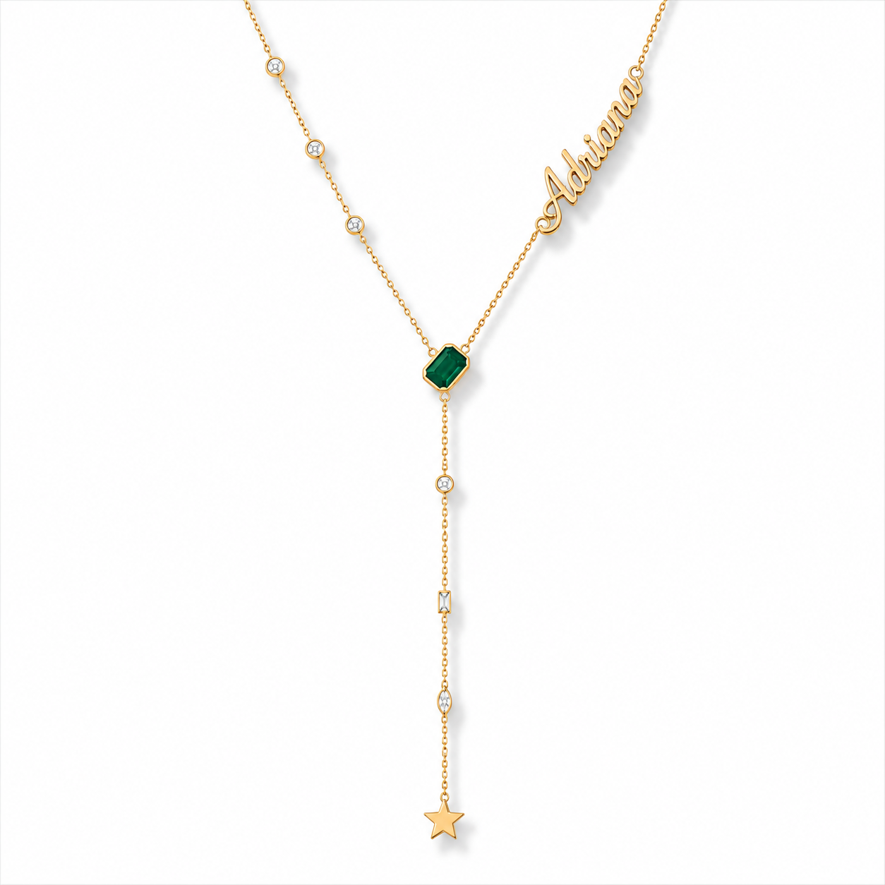 Name with Emerald and Star