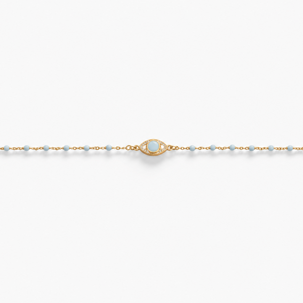Eye Enamel Bracelet