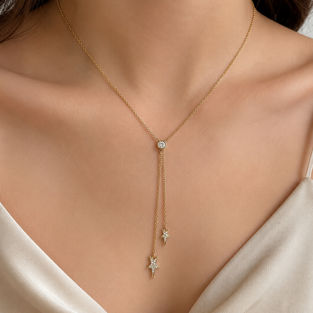 Chain with Star Drops