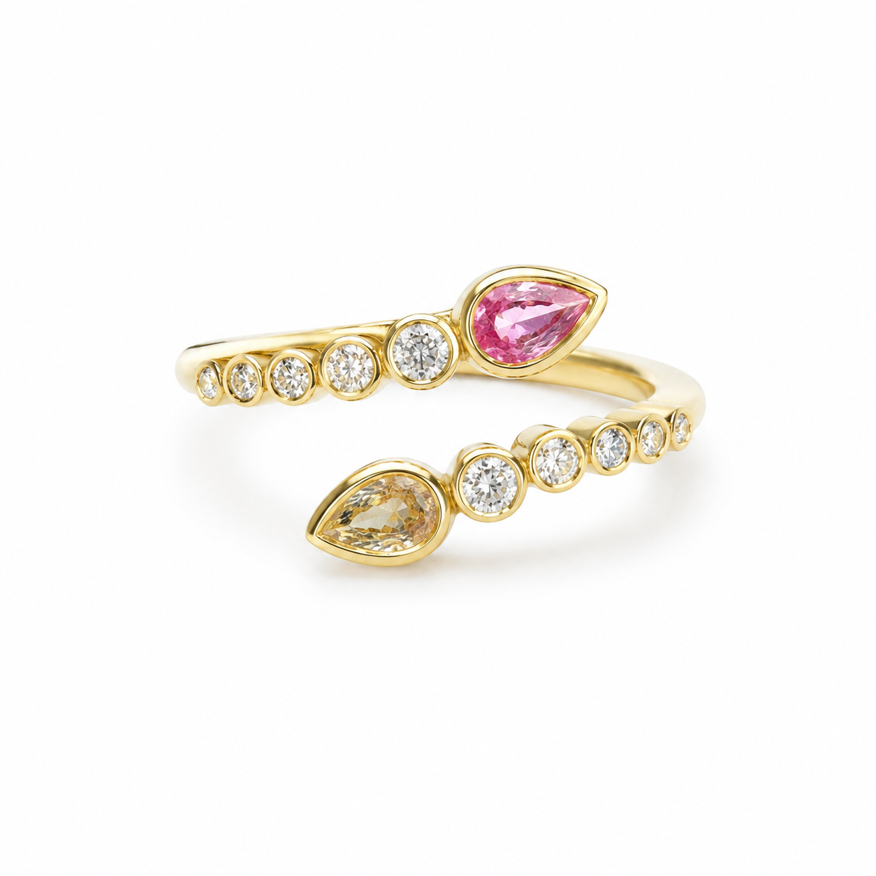 Sapphire Love Ring