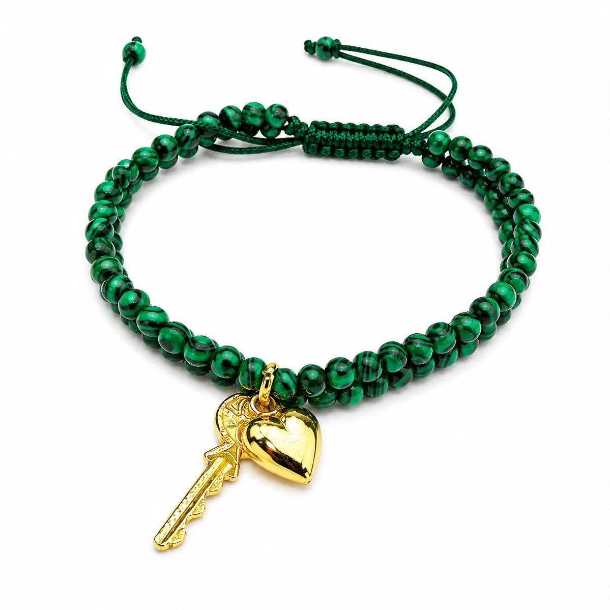 Heart & Key Bracelet