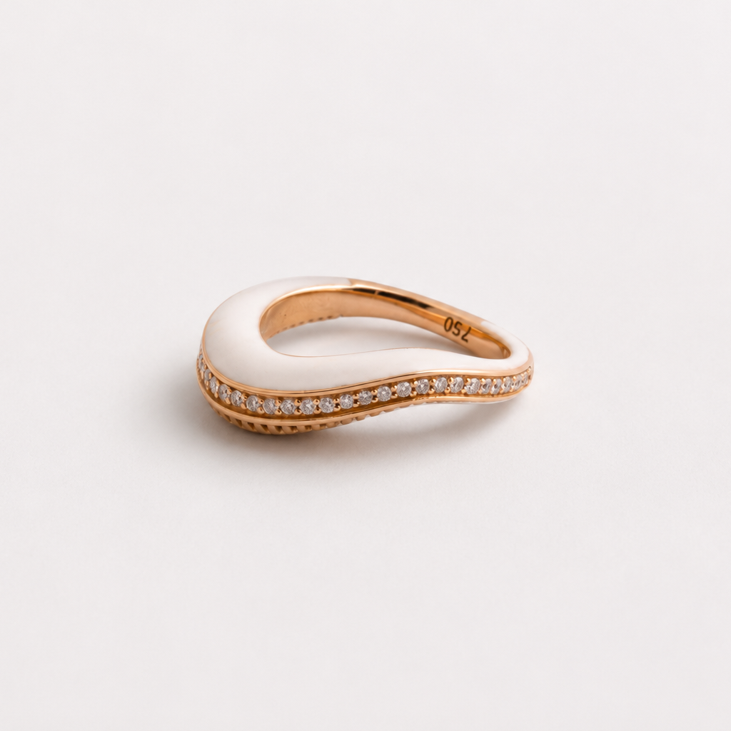 Ribbed Colored Ring