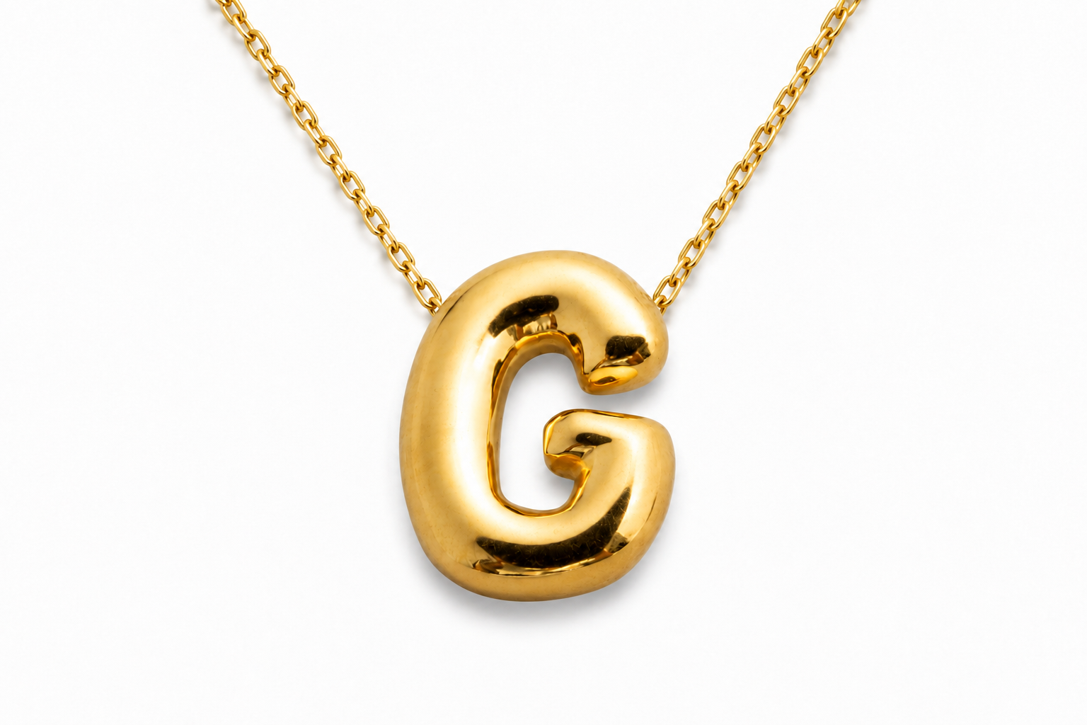 Bubble Letter Necklace