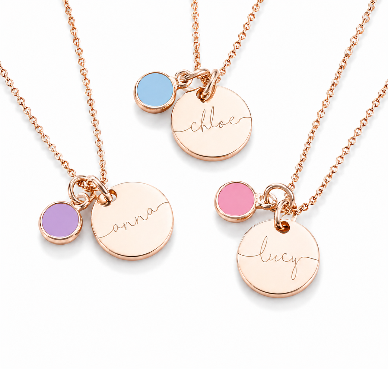 Circle Name Pendant