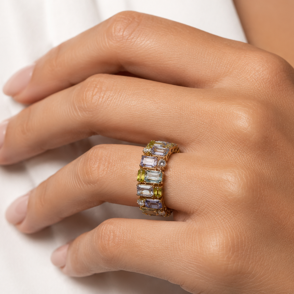 Pastel Sapphire Band