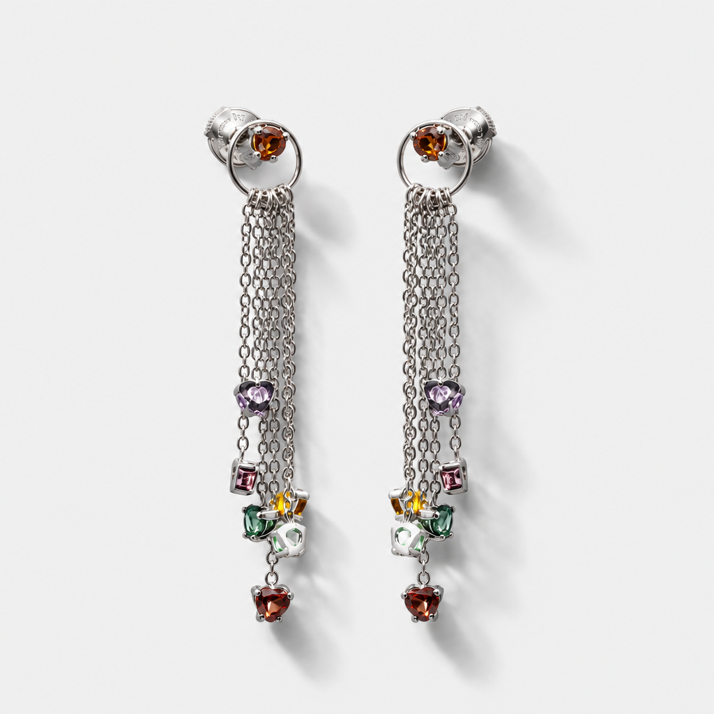Rainbow Dangle Earrings