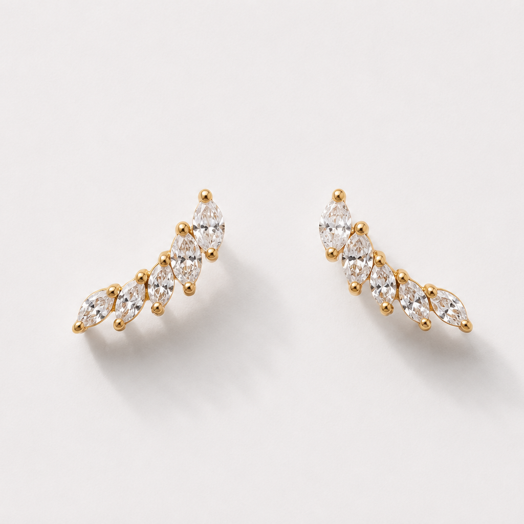 Marquise Climber Studs