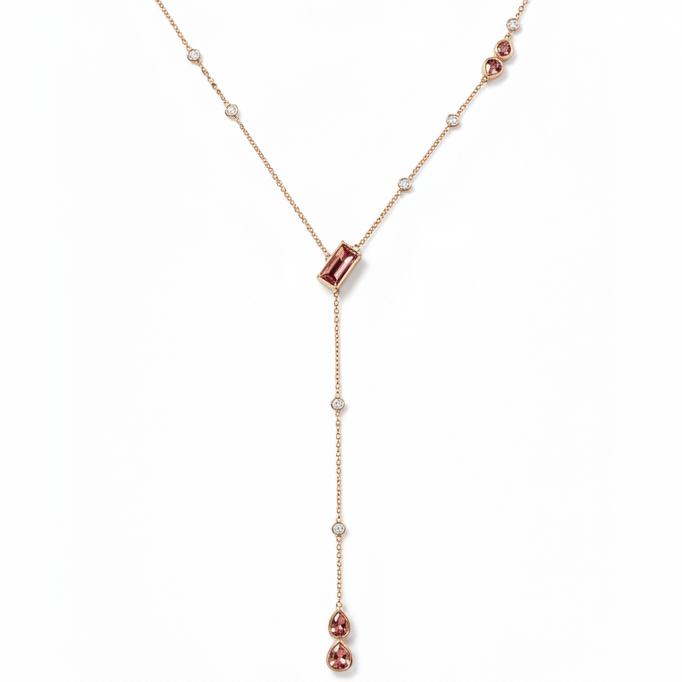 Tourmaline Drops Necklace