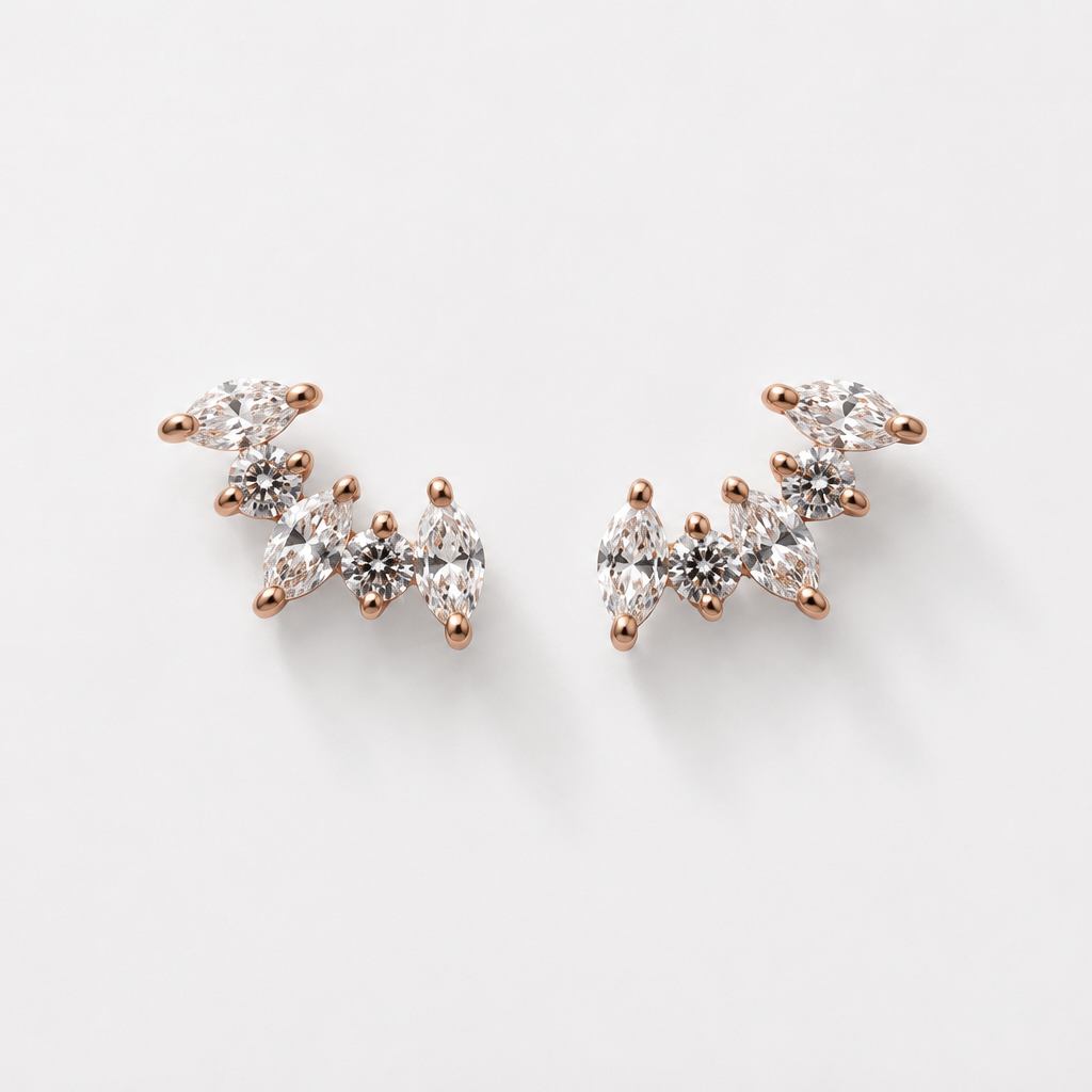 Marquise Stack Earrings
