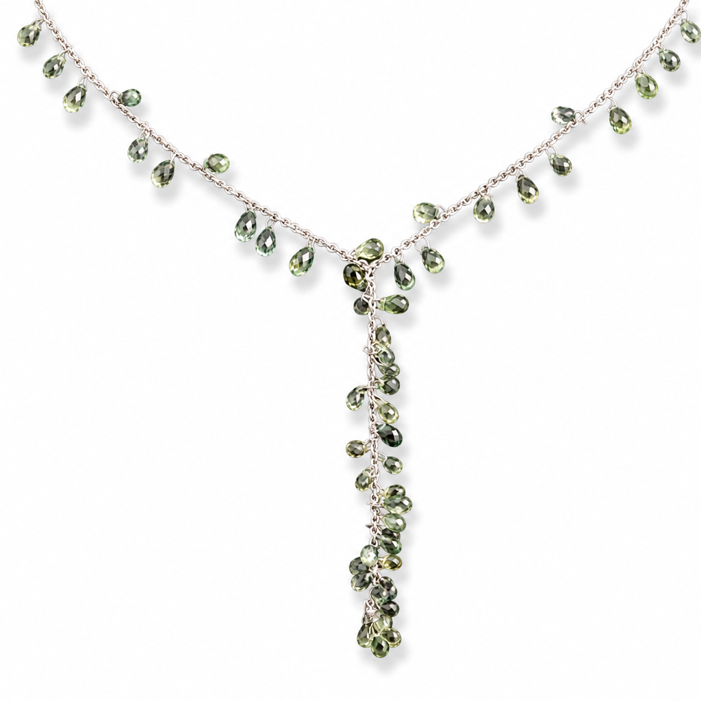 Peridot Beads Necklace