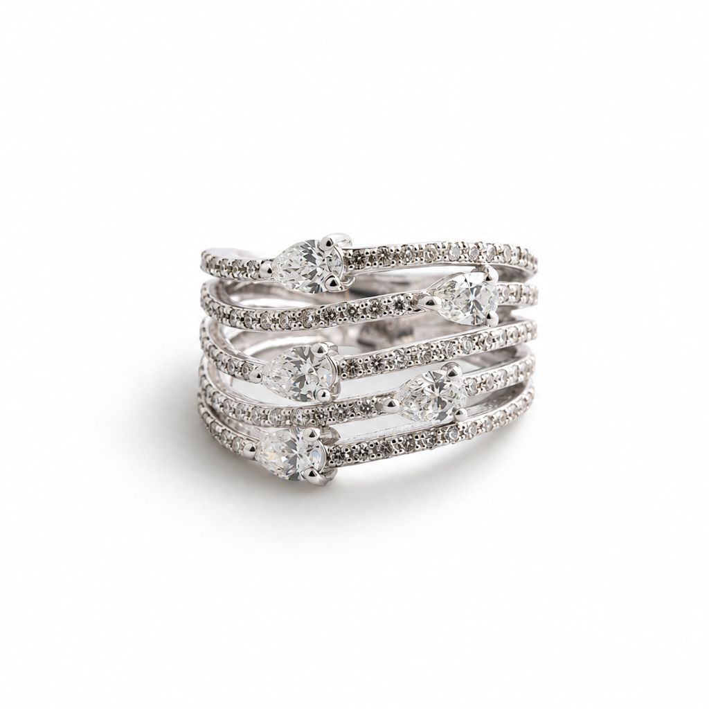 5-Line Wave Ring