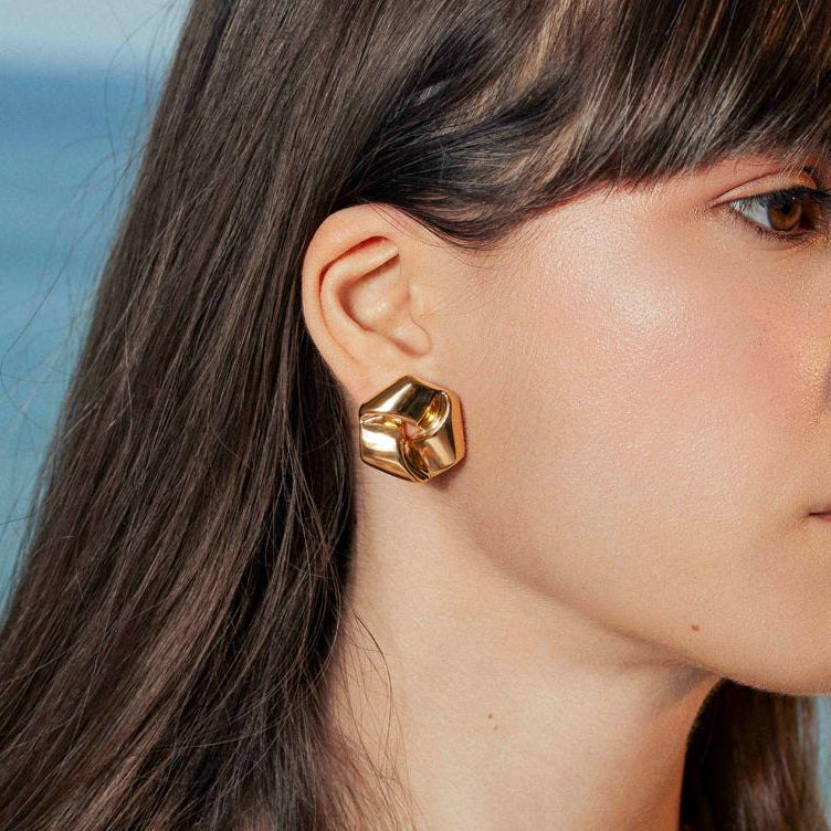 Chunky Gold Earrings