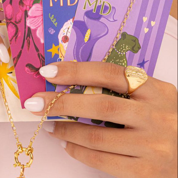 Yellow Stardust Ring