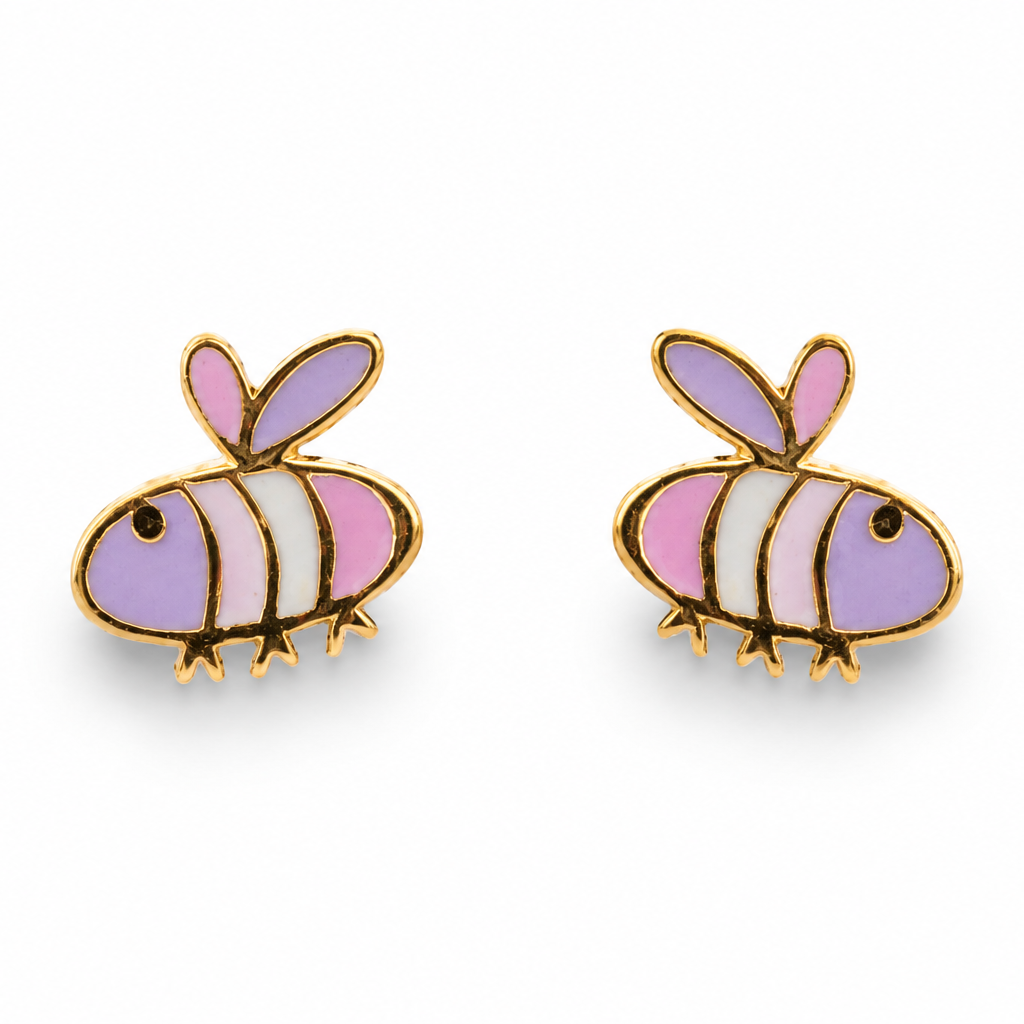Pastel Bee Earrings