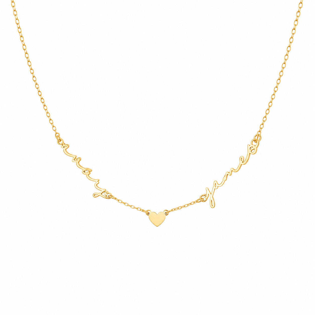 Double the Love Necklace