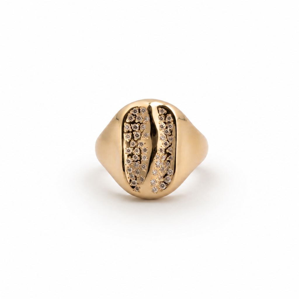 Yellow Stardust Ring