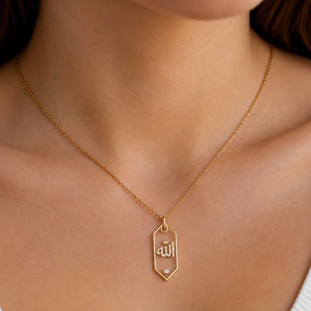 Allah Transparent Pendant