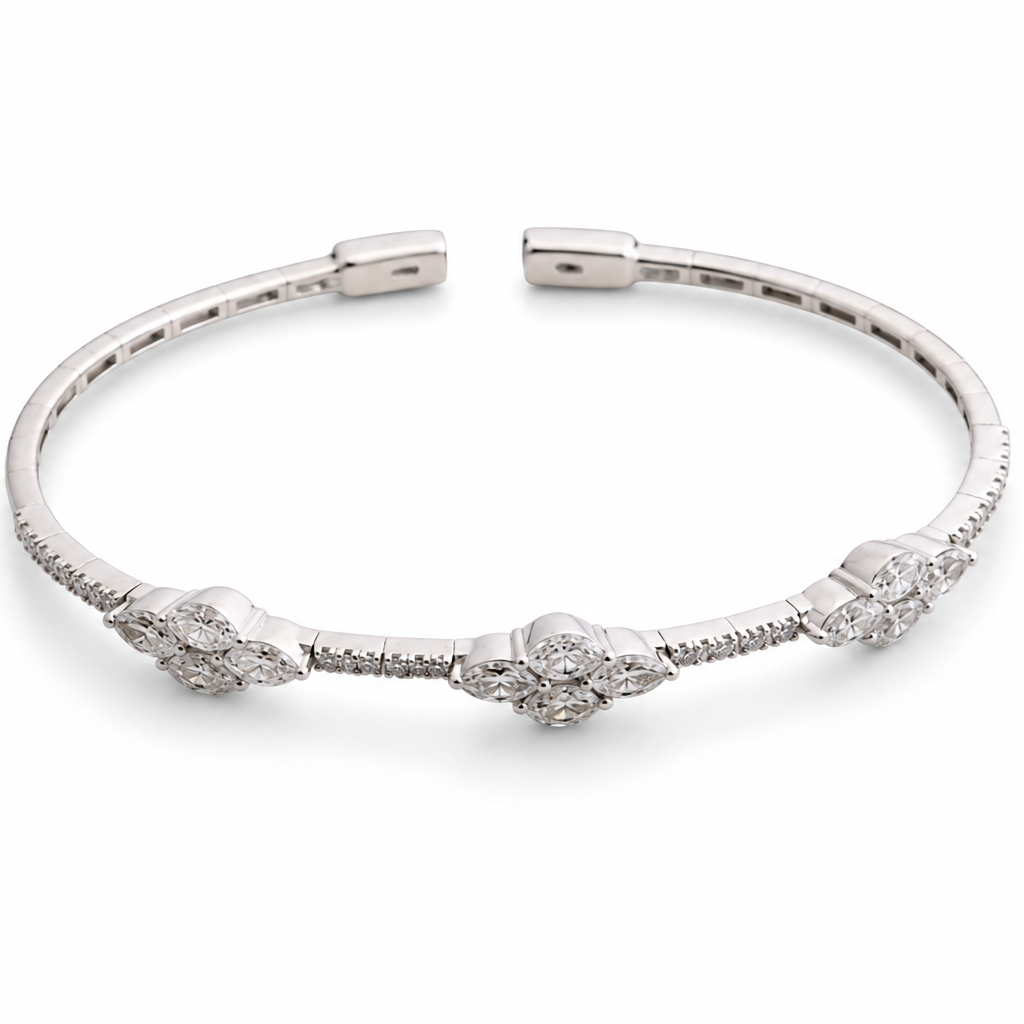4-Stone Marquise Bracelet