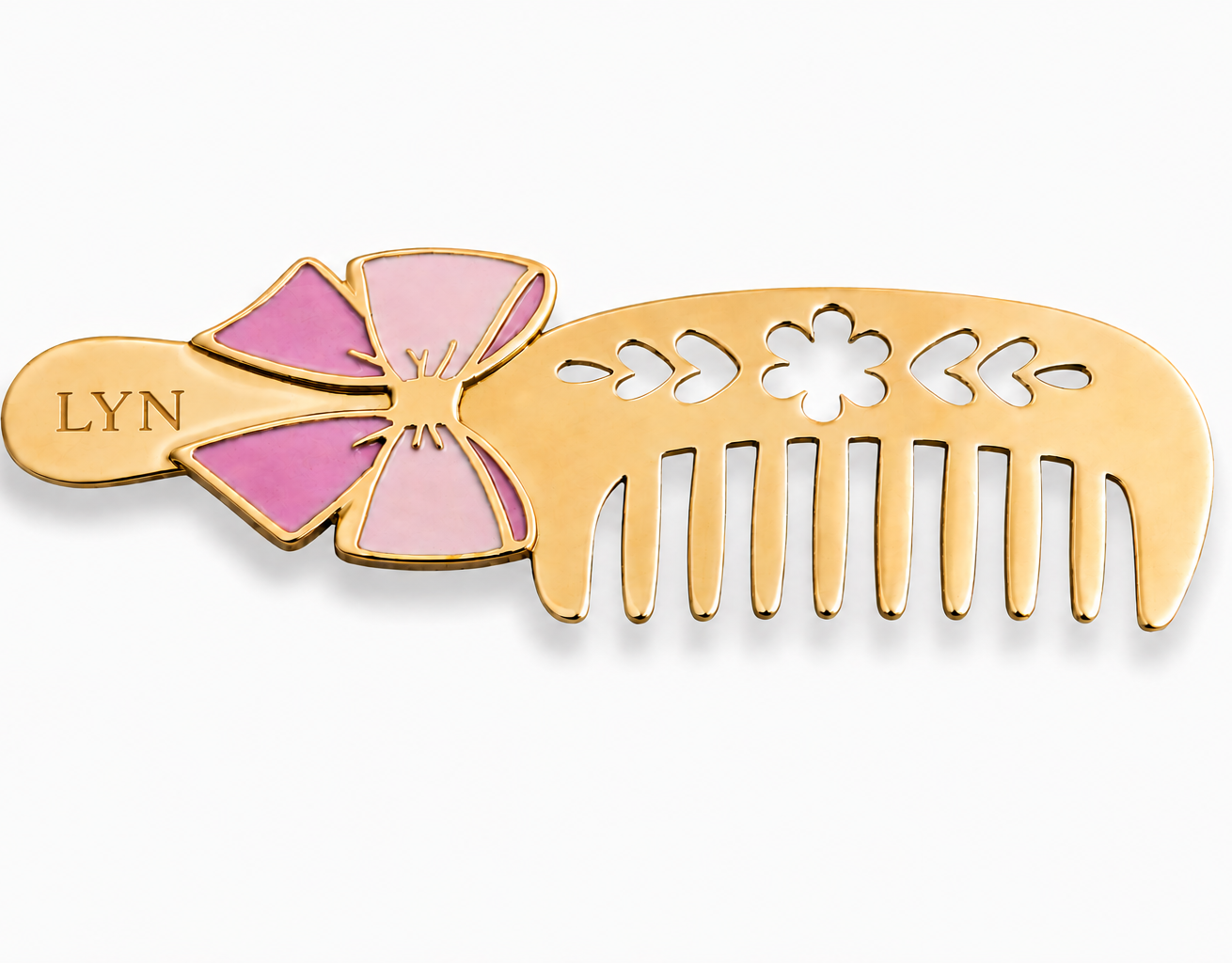 Little Girl Gold Comb