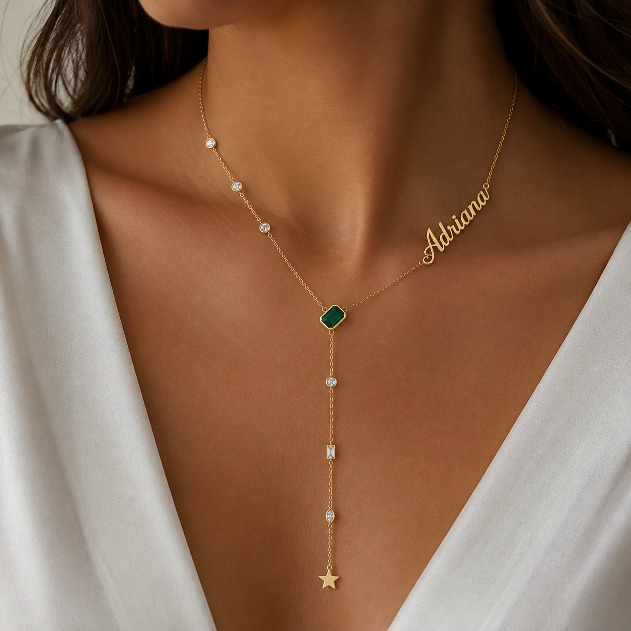 Name with Emerald and Star